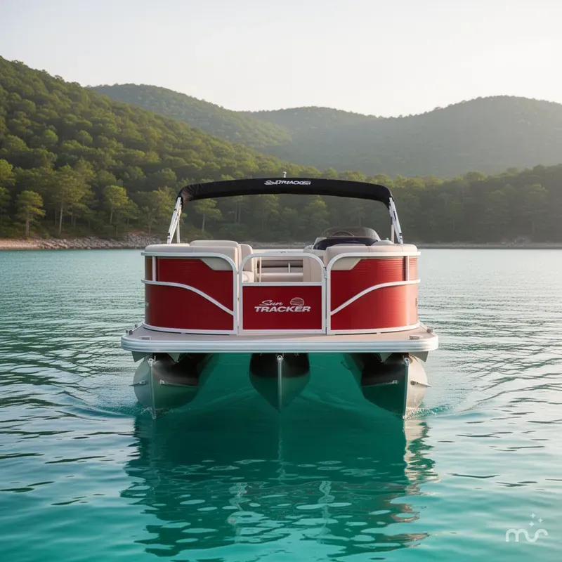 Slide: The Image of Sun Tracker Party Barge 16 DLX 2026 - 3