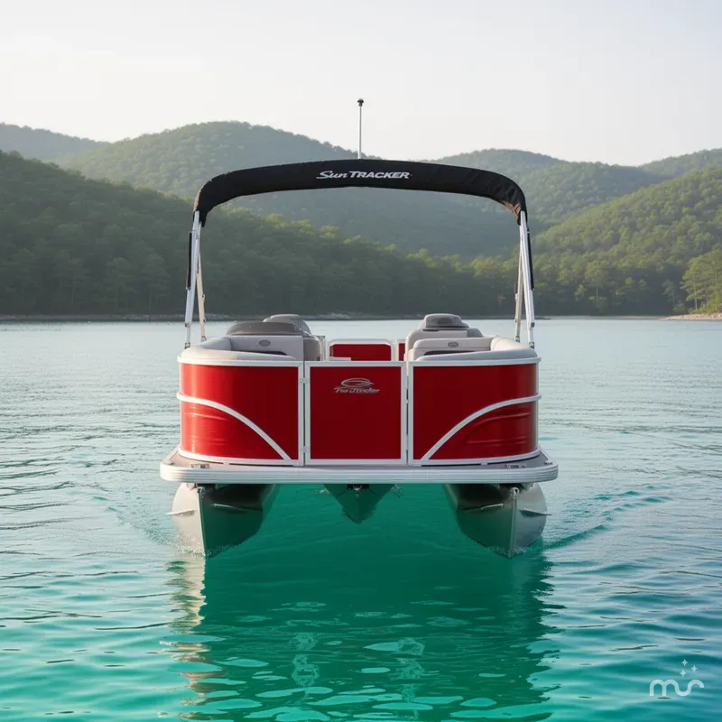 Slide: The Image of Sun Tracker Party Barge 18 DLX 2026 - 3