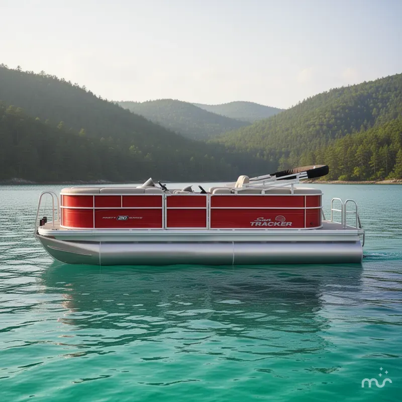 Slide: The Image of Sun Tracker Party Barge 20 DLX 2026 - 2