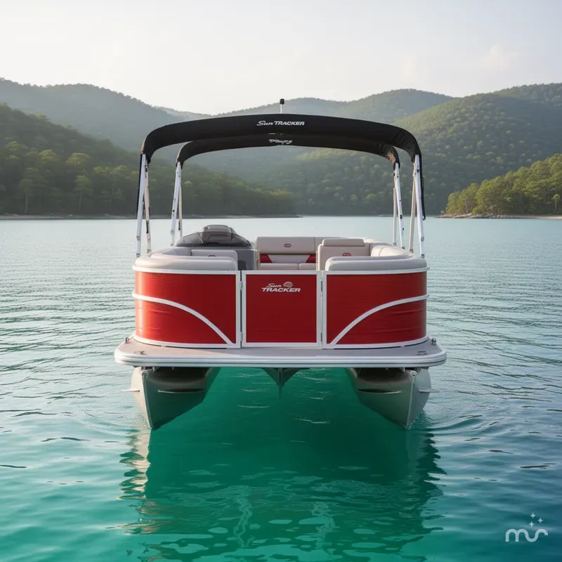 Slide: The Image of Sun Tracker Party Barge 20 DLX 2026 - 3