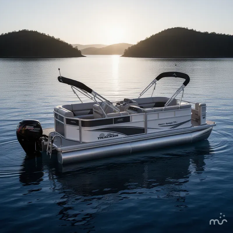 Slide: The Image of Sun Tracker Party Barge 20 DLX 2026 - 0