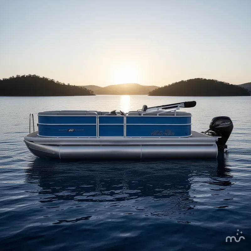 Slide: The Image of Sun Tracker Party Barge 20 DLX 2026 - 1