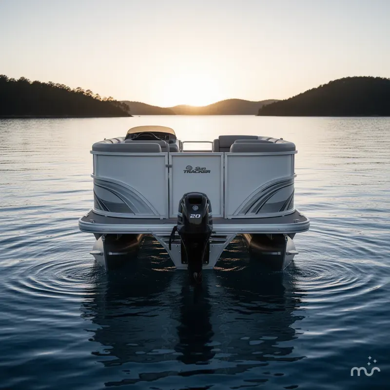 Slide: The Image of Sun Tracker Party Barge 20 DLX 2026 - 2