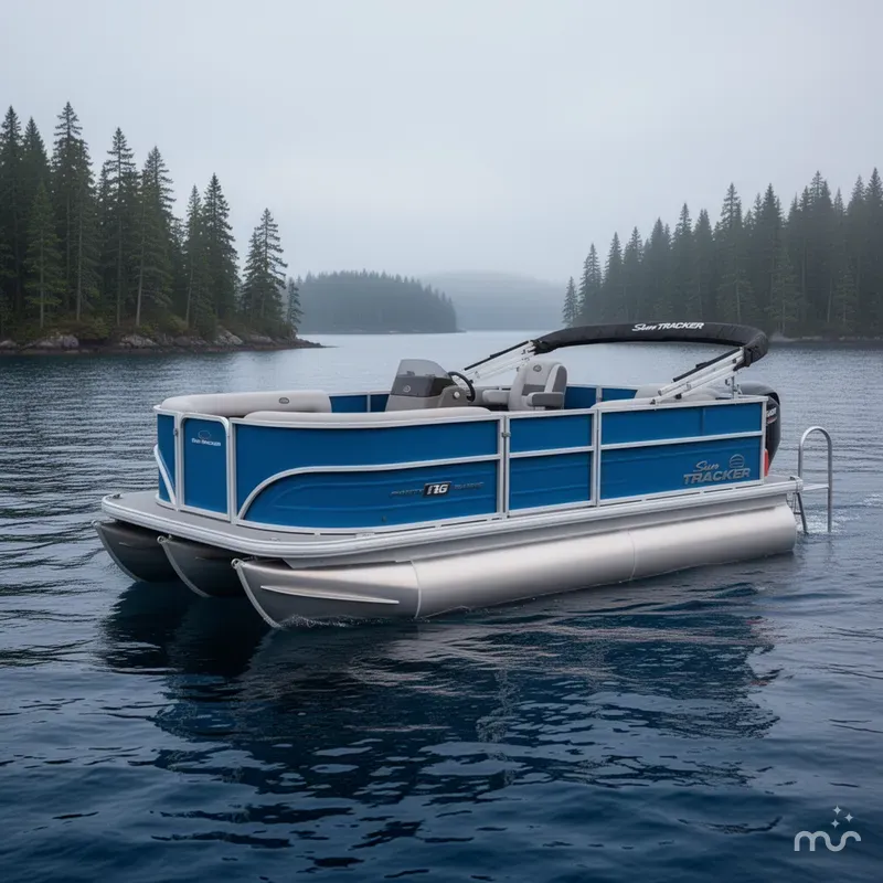 The Image of Sun Tracker Party Barge 16 DLX 2026 - 0