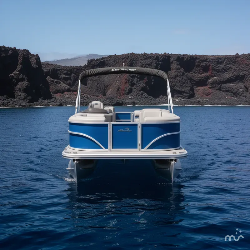 Slide: The Image of Sun Tracker Party Barge 20 DLX 2026 - 3