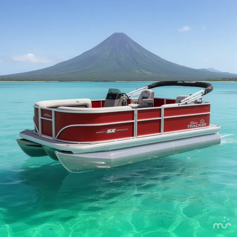 The Image of Sun Tracker Party Barge 16 DLX 2026 - 0