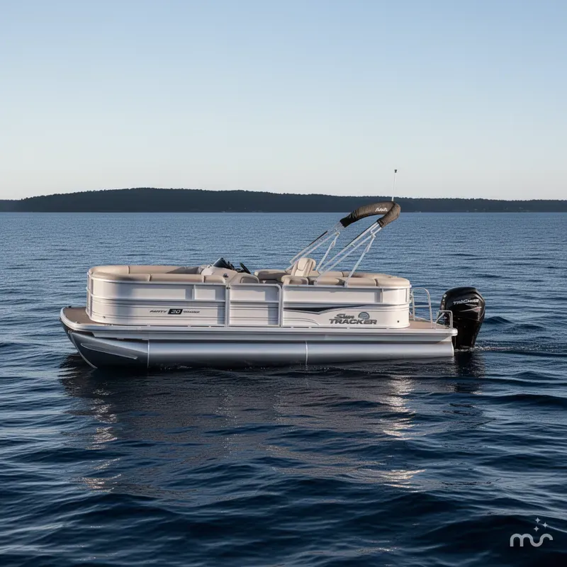 Slide: The Image of Sun Tracker Party Barge 20 DLX 2026 - 0