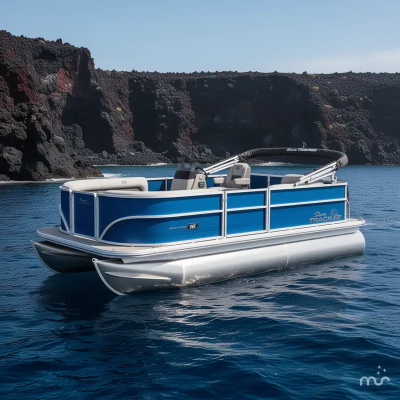 The Image of Sun Tracker Party Barge 16 DLX 2026 - 0