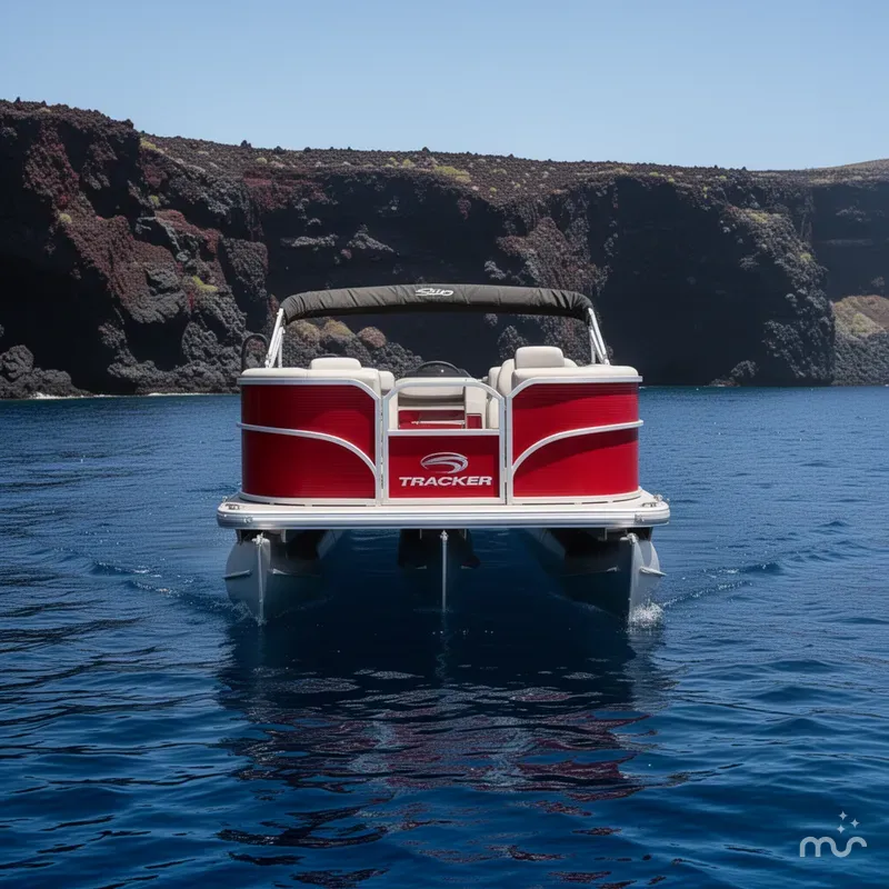 Slide: The Image of Sun Tracker Party Barge 16 DLX 2026 - 3
