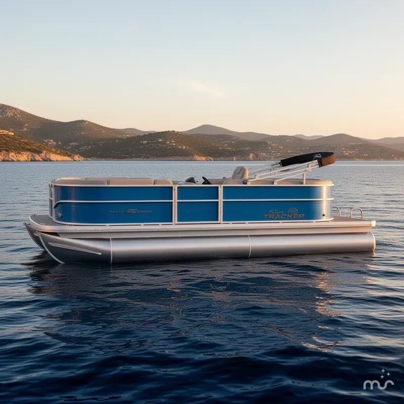 Slide: The Image of Sun Tracker Party Barge 20 DLX 2026 - 2