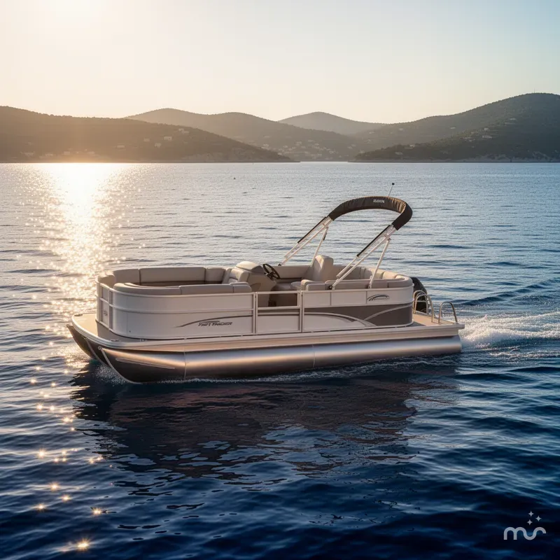 Slide: The Image of Sun Tracker Party Barge 20 DLX 2026 - 4