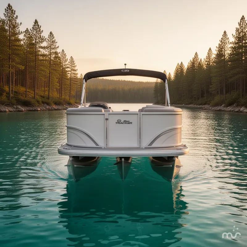 Slide: The Image of Sun Tracker Party Barge 20 DLX 2026 - 1