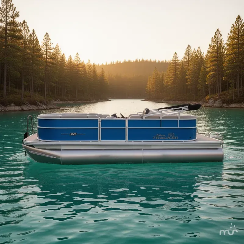 Slide: The Image of Sun Tracker Party Barge 20 DLX 2026 - 2