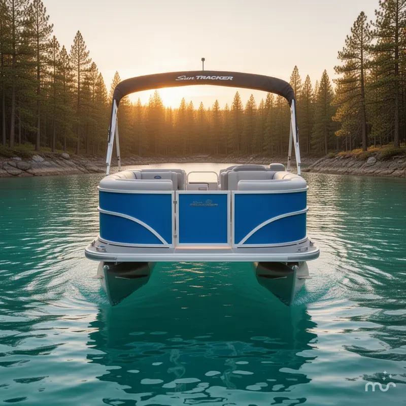 Slide: The Image of Sun Tracker Party Barge 20 DLX 2026 - 3