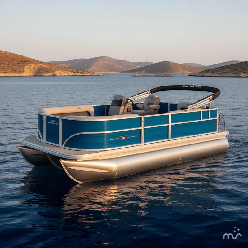 The Image of Sun Tracker Party Barge 16 DLX 2026 - 0
