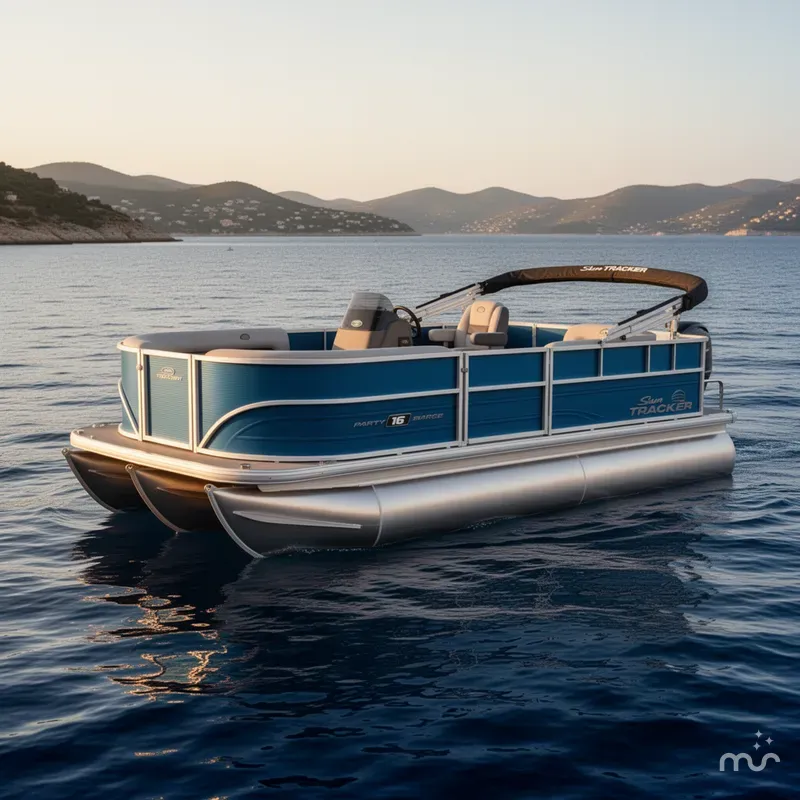 The Image of Sun Tracker Party Barge 16 DLX 2026 - 0
