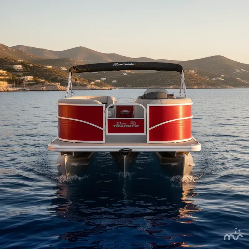 Slide: The Image of Sun Tracker Party Barge 16 DLX 2026 - 3