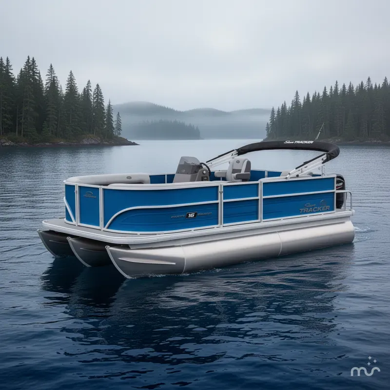 The Image of Sun Tracker Party Barge 16 DLX 2026 - 0