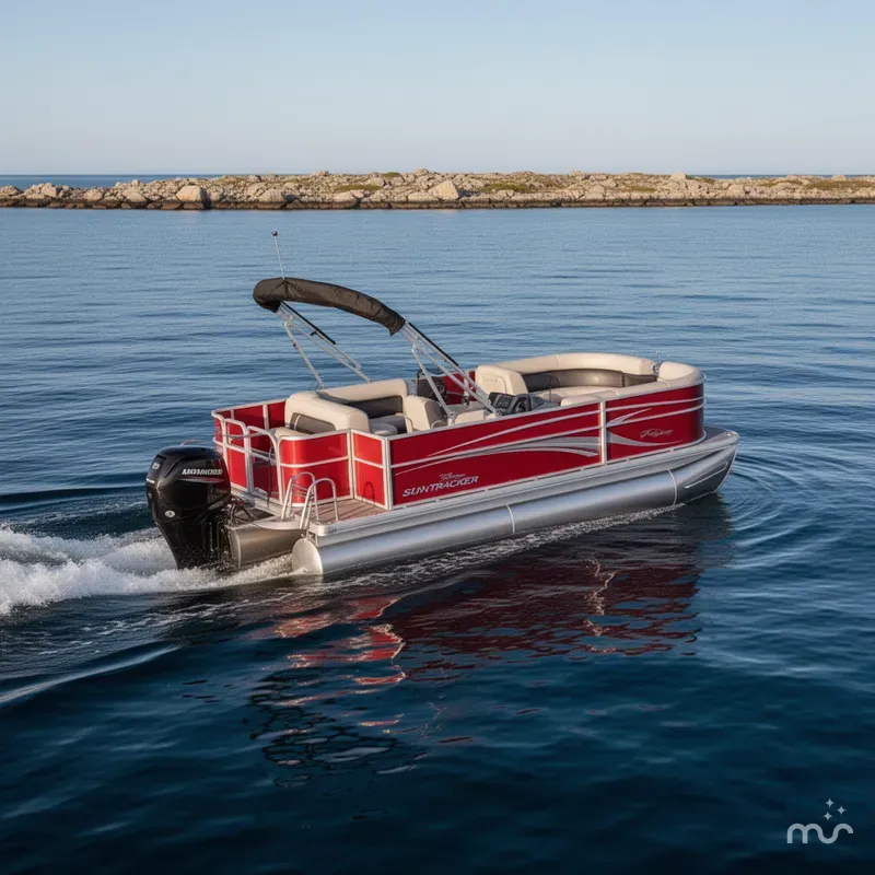 The Image of Sun Tracker Party Barge 18 DLX 2026 - 0