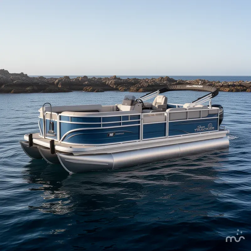 The Image of Sun Tracker Party Barge 16 DLX 2026 - 0