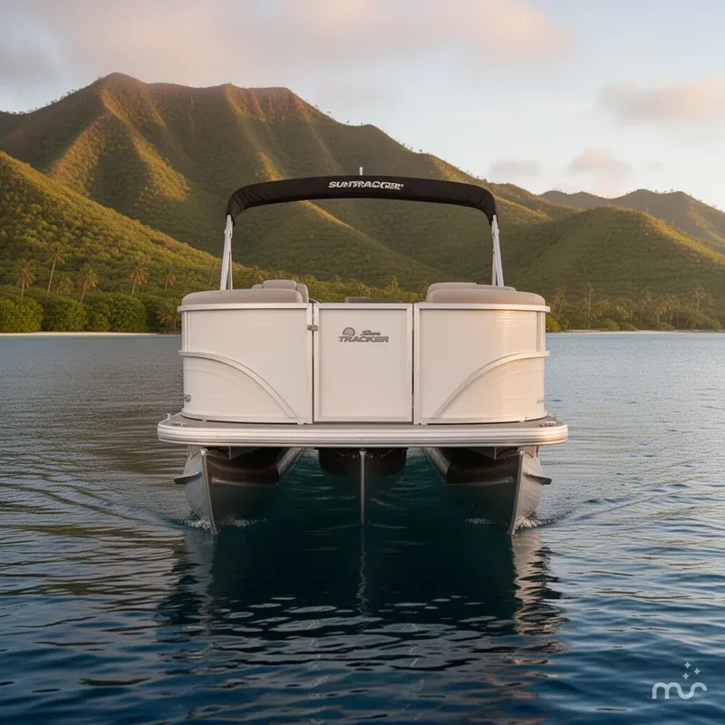 Slide: The Image of Sun Tracker Party Barge 20 DLX 2026 - 1