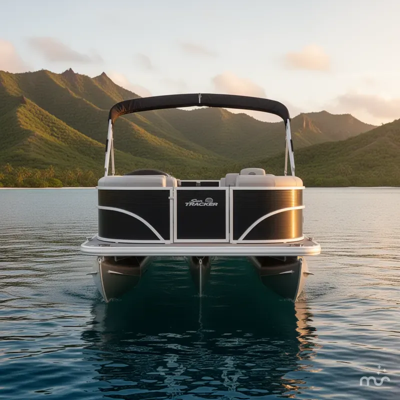 Slide: The Image of Sun Tracker Party Barge 20 DLX 2026 - 3