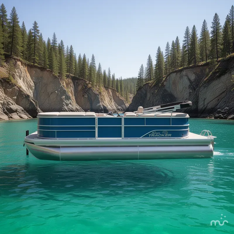 Slide: The Image of Sun Tracker Party Barge 20 DLX 2026 - 2