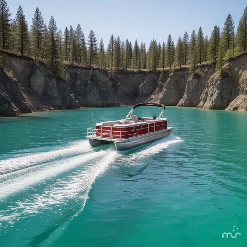 Slide: The Image of Sun Tracker Party Barge 20 DLX 2026 - 4