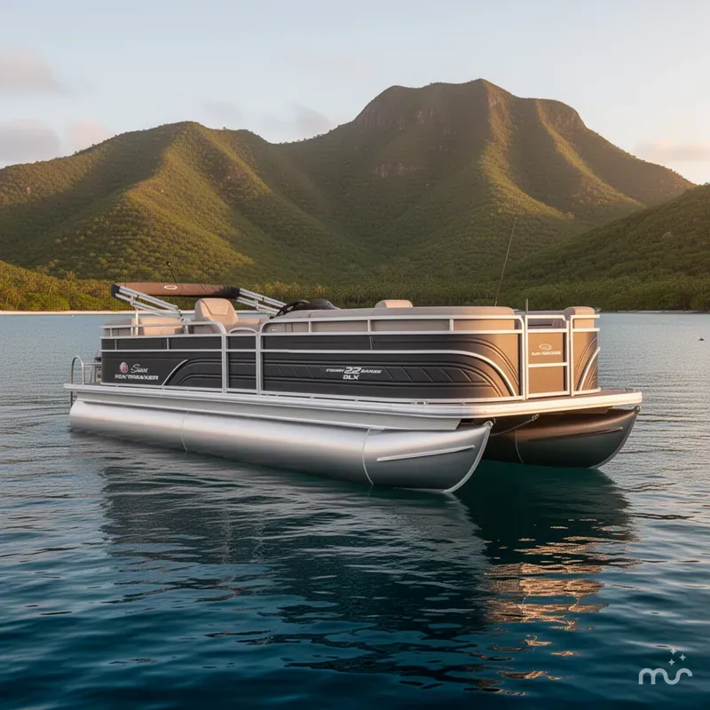 Slide: The Image of Sun Tracker Fishin' Barge 22 DLX 2024 - 2