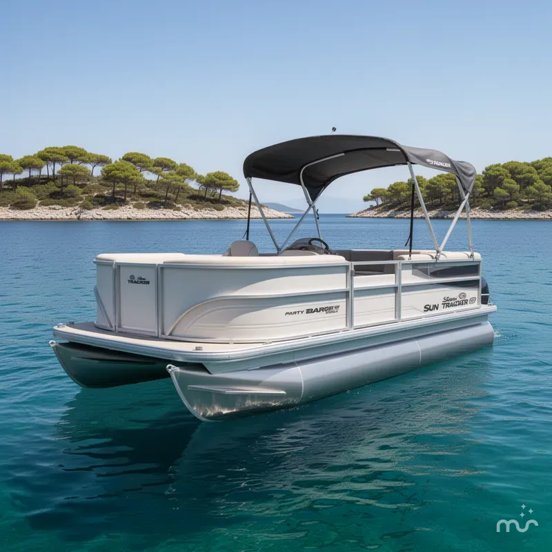 The Image of Sun Tracker Party Barge 16 DLX 2026 - 0