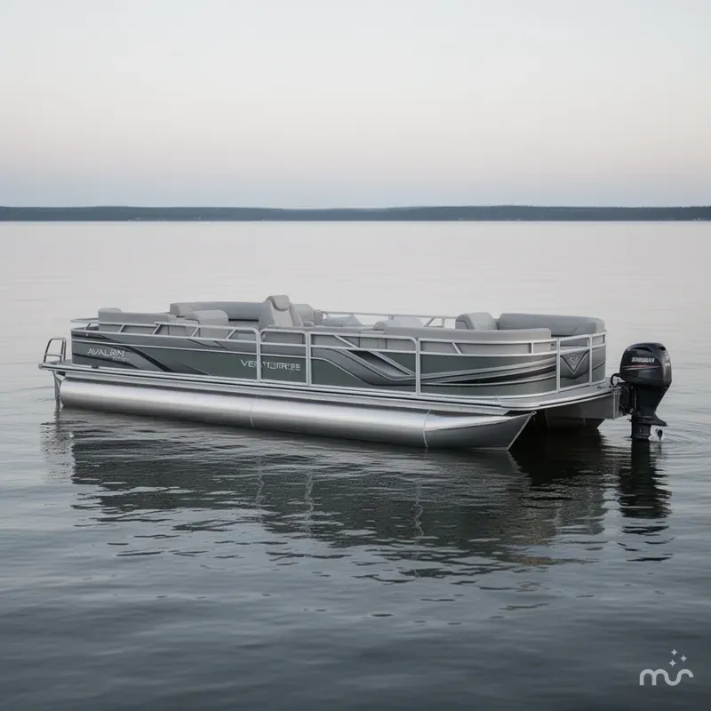 Slide: The Image of Avalon Venture 85 21' Versatile Rear Bench - INCOMING! 2026 - 0