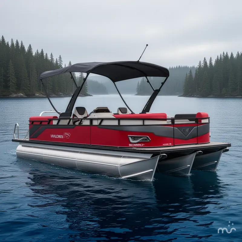 Slide: The Image of Avalon Venture 85 23' Quad Lounge Triple-Toon - INCOMING! 2026 - 2