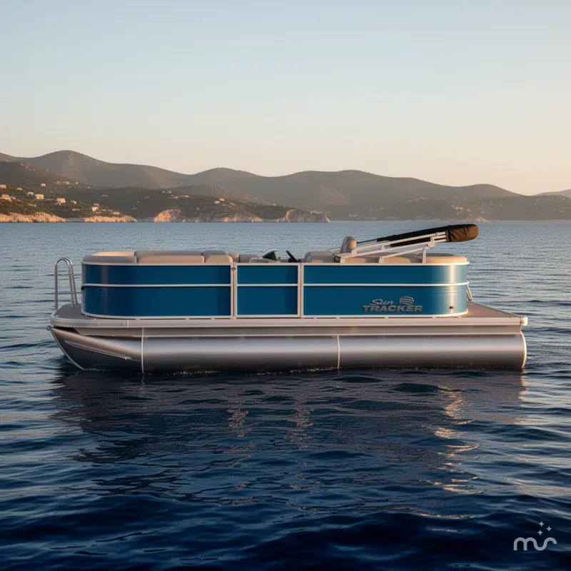 Slide: The Image of Sun Tracker Party Barge 20 DLX 2026 - 2