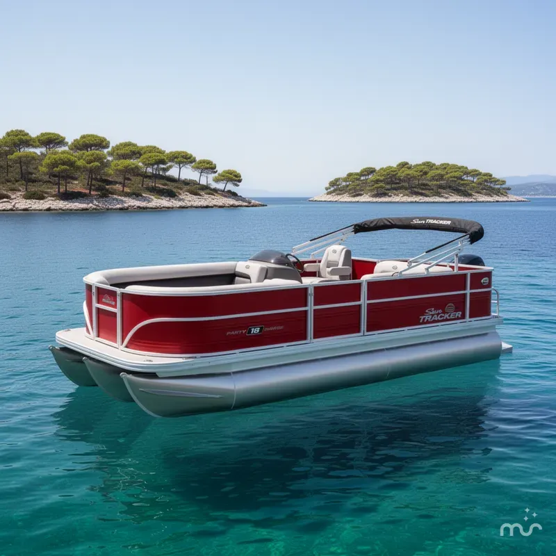 The Image of Sun Tracker Party Barge 18 DLX 2026 - 0