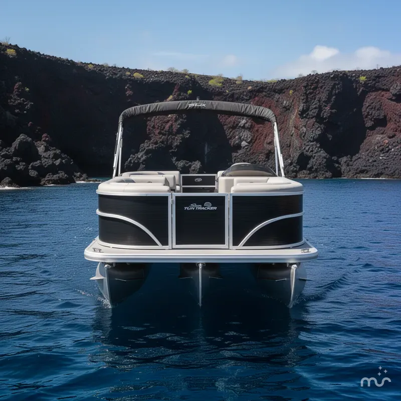 Slide: The Image of Sun Tracker Party Barge 20 DLX 2026 - 3