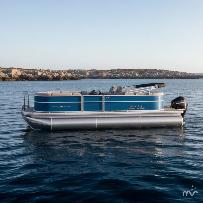 Slide: The Image of Sun Tracker Party Barge 22 XP3 2026 - 2