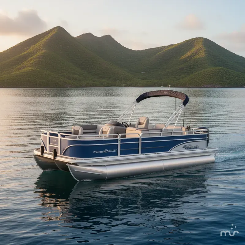 Slide: The Image of Sun Tracker Fishin' Barge 20 DLX 2026 - 2