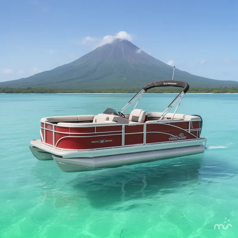The Image of Sun Tracker Party Barge 18 DLX 2026 - 0