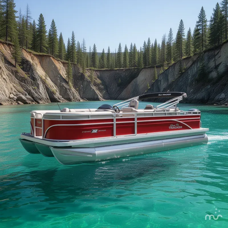 The Image of Sun Tracker Fishin' Barge 22 DLX 2026 - 0