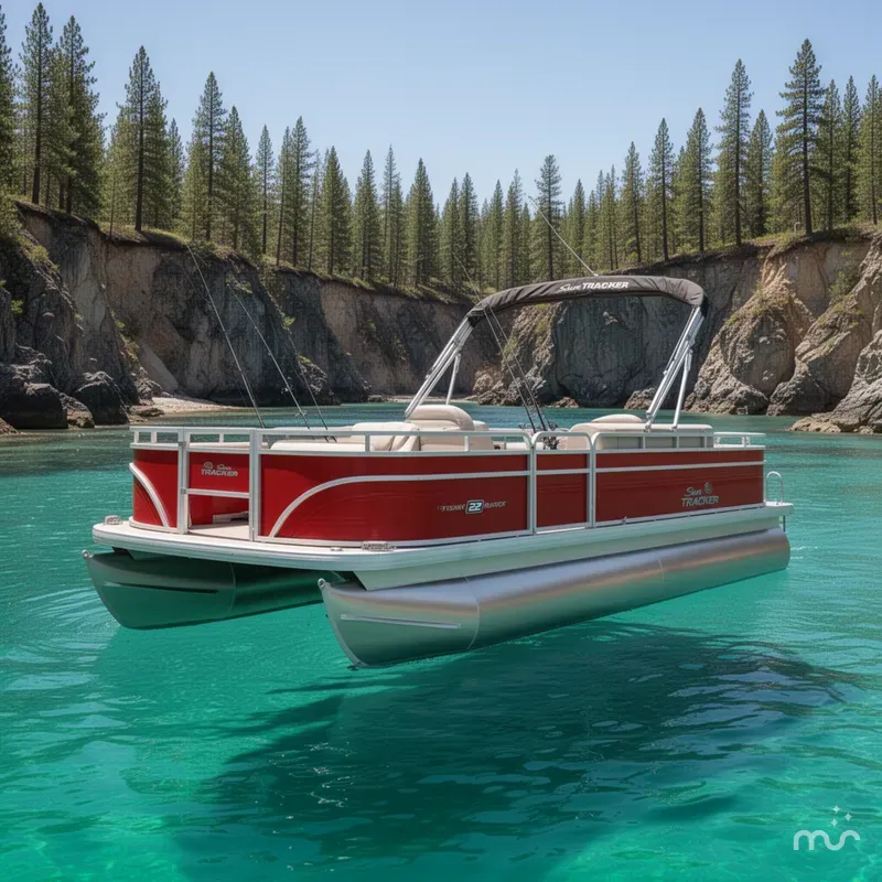 Slide: The Image of Sun Tracker Fishin' Barge 22 DLX 2026 - 3