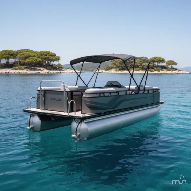 Slide: The Image of Avalon Venture 85 Rear Fish - 23' 2025 - 3