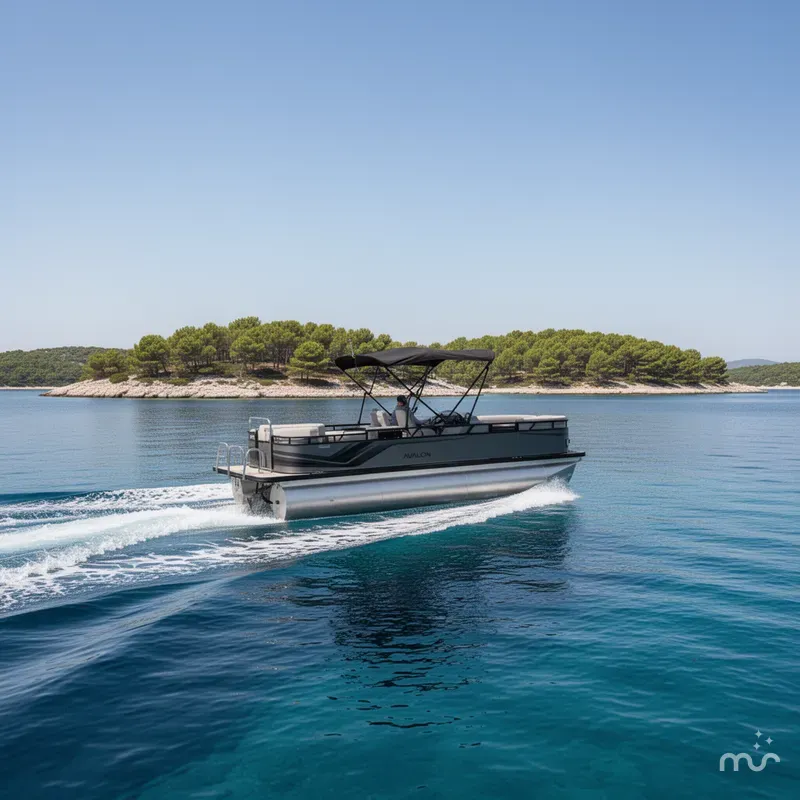 Slide: The Image of Avalon Venture 85 Rear Fish - 23' 2025 - 4