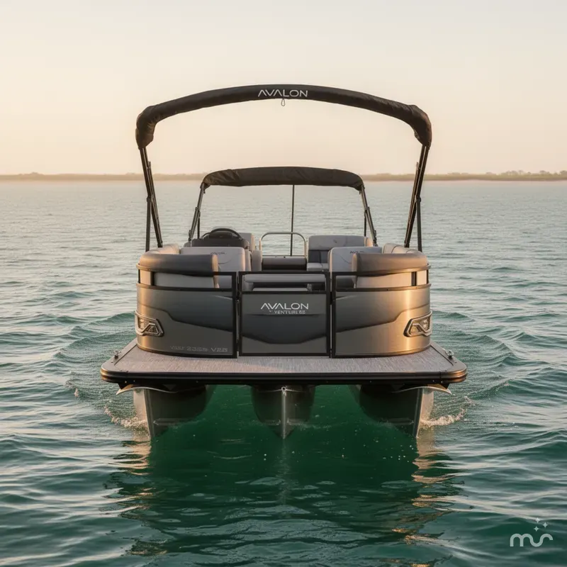 Slide: The Image of Avalon Venture 85 Versatile Rear Bench - 23' 2025 - 2
