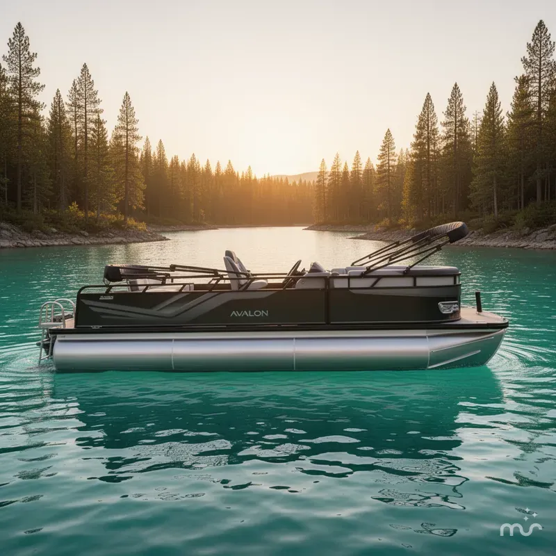 Slide: The Image of Avalon Venture 85 Versatile Rear Bench - 23' 2025 - 2