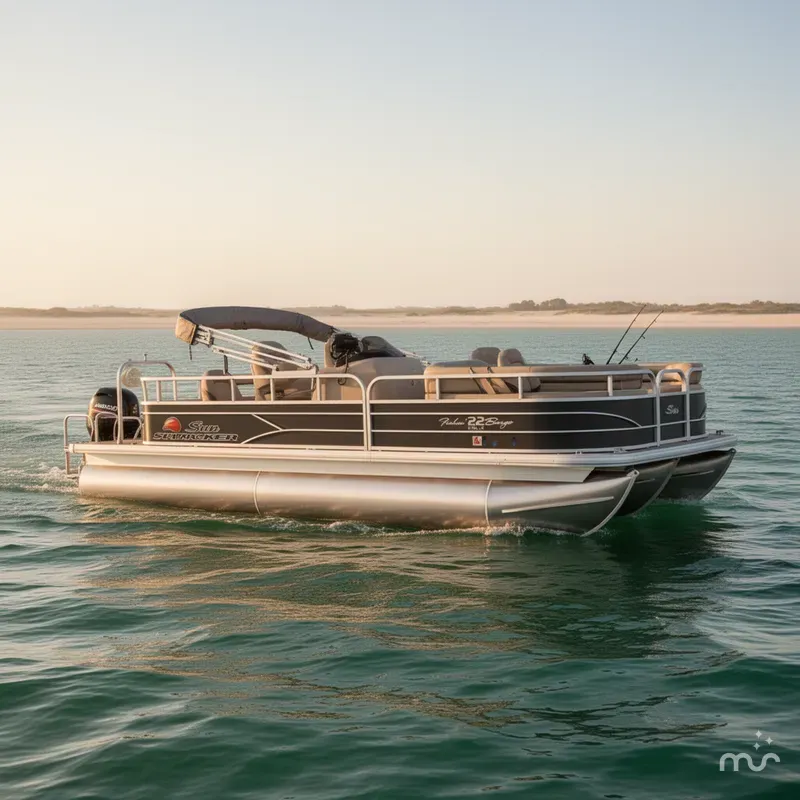 Slide: The Image of Sun Tracker Fishin' Barge 22 DLX 2016 - 0