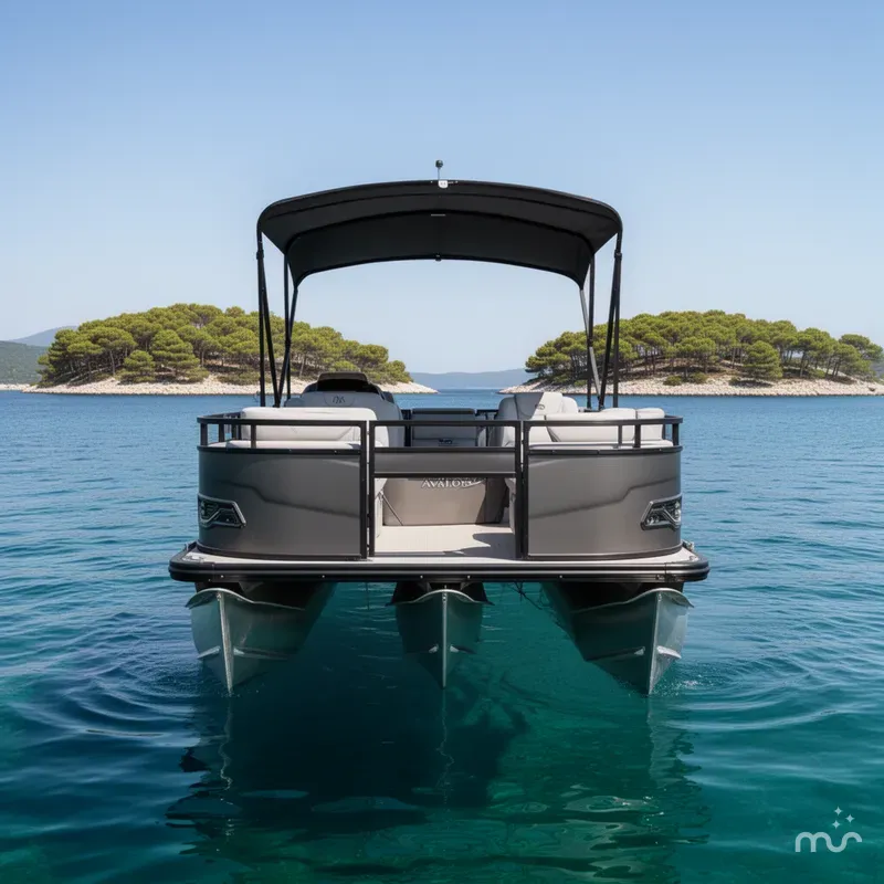 Slide: The Image of Avalon Venture 85 Rear Fish - 23' 2025 - 3