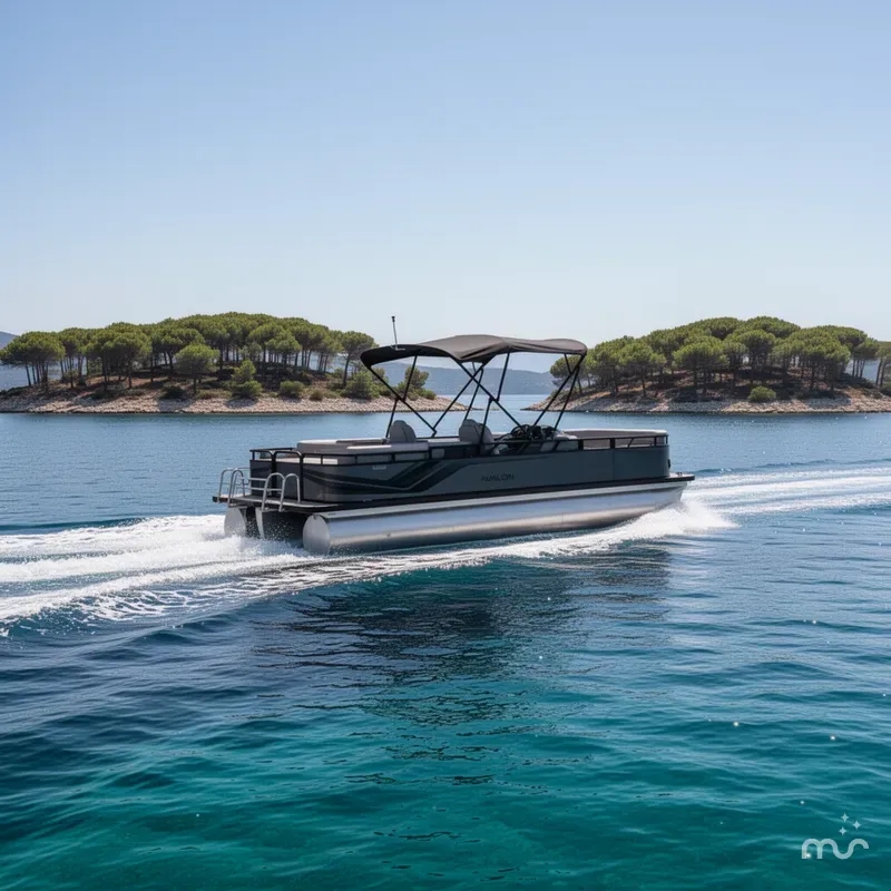 Slide: The Image of Avalon Venture 85 Rear Fish - 23' 2025 - 4