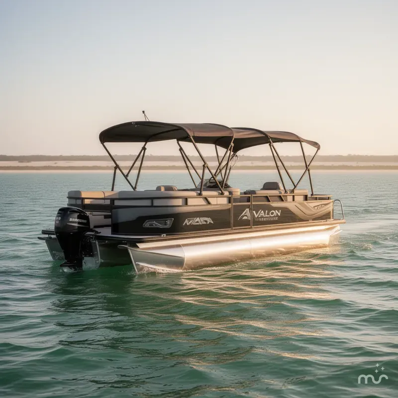 Slide: The Image of Avalon Venture 85 Rear Fish - 23' 2025 - 0