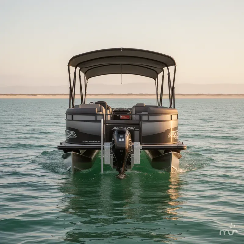 Slide: The Image of Avalon Venture 85 Rear Fish - 23' 2025 - 2