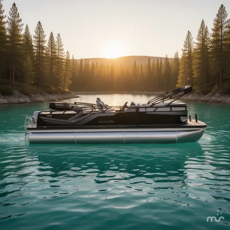 Slide: The Image of Avalon Venture 85 Versatile Rear Bench - 23' 2025 - 2